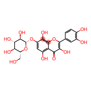 4H-1-Benzopyran-4-one, 2-(3,4-dihydroxyphenyl)-7-(β-D-glucopyranosyloxy)-3,5,8-trihydroxy-