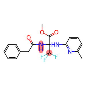 methyl 3,3,3-trifluoro-2-[(6-methyl-2-pyridinyl)amino]-2-[(phenylacetyl)amino]propanoate