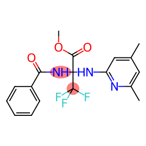 methyl 2-(benzoylamino)-2-[(4,6-dimethylpyridin-2-yl)amino]-3,3,3-trifluoropropanoate