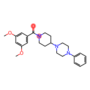 Methanone, (3,5-dimethoxyphenyl)[4-(4-phenyl-1-piperazinyl)-1-piperidinyl]-
