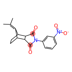 4-{3-nitrophenyl}-10-(1-methylethylidene)-4-azatricyclo[5.2.1.0~2,6~]decane-3,5-dione