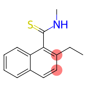 1-Naphthalenecarbothioamide, 2-ethyl-N-methyl-