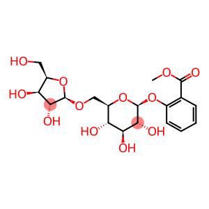 2-[(6-O-beta-D-Xylopyranosyl-beta-D-glucopyranosyl)oxy]benzoic acid methyl ester