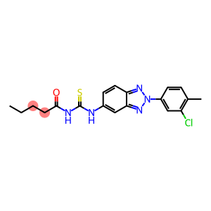 Pentanamide, N-[[[2-(3-chloro-4-methylphenyl)-2H-benzotriazol-5-yl]amino]thioxomethyl]-