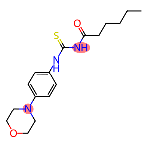 N-hexanoyl-N'-(4-morpholin-4-ylphenyl)thiourea