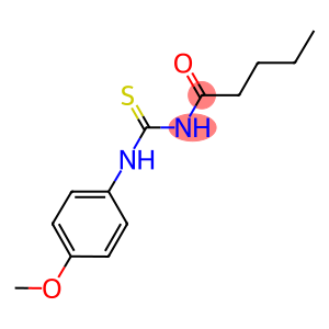 N-(4-methoxyphenyl)-N'-pentanoylthiourea