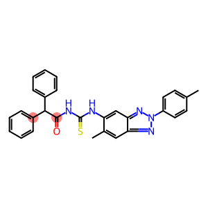 Benzeneacetamide, N-[[[6-methyl-2-(4-methylphenyl)-2H-benzotriazol-5-yl]amino]thioxomethyl]-α-phenyl-