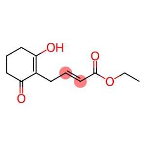 2-Butenoic acid, 4-(2-hydroxy-6-oxo-1-cyclohexen-1-yl)-, ethyl ester, (2E)- (9CI)