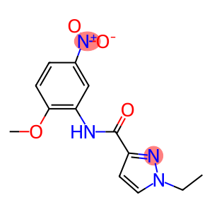 1-ethyl-N-{5-nitro-2-methoxyphenyl}-1H-pyrazole-3-carboxamide