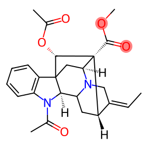 (2α,17S,19E)-1-Acetyl-19,20-didehydro-1-demethyl-17-(acetyloxy)ajmalan-16-carboxylic acid methyl ester