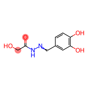 Acetic acid, hydroxy-, [(3,4-dihydroxyphenyl)methylene]hydrazide (9CI)