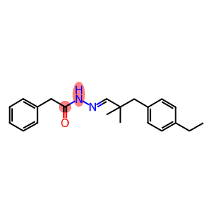 N'-[3-(4-ethylphenyl)-2,2-dimethylpropylidene]-2-phenylacetohydrazide