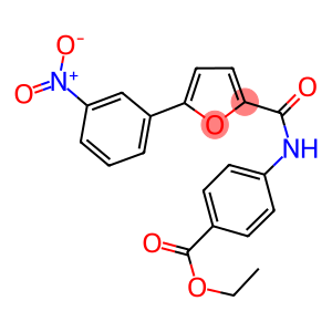 ethyl 4-[(5-{3-nitrophenyl}-2-furoyl)amino]benzoate