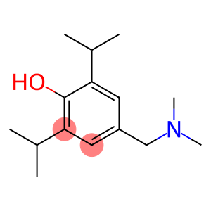 4-(dimethylaminomethyl)-2,6-di(propan-2-yl)phenol