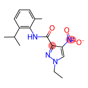 1-ethyl-4-nitro-N-(2-isopropyl-6-methylphenyl)-1H-pyrazole-3-carboxamide