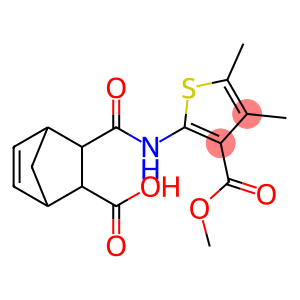 3-({[3-(methoxycarbonyl)-4,5-dimethyl-2-thienyl]amino}carbonyl)bicyclo[2.2.1]hept-5-ene-2-carboxylic acid