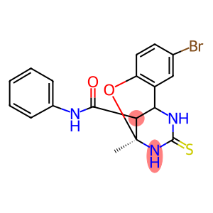 (9S)-4-bromo-9-methyl-N-phenyl-11-thioxo-8-oxa-10,12-diazatricyclo[7.3.1.0~2,7~]trideca-2,4,6-triene-13-carboxamide