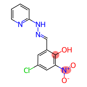 5-chloro-2-hydroxy-3-nitrobenzaldehyde 2-pyridinylhydrazone