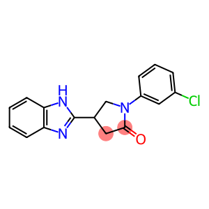 4-(1H-benzimidazol-2-yl)-1-(3-chlorophenyl)pyrrolidin-2-one