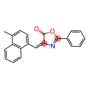 4-[(4-methyl-1-naphthyl)methylene]-2-phenyl-1,3-oxazol-5(4H)-one