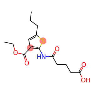 5-{[3-(ethoxycarbonyl)-5-propyl-2-thienyl]amino}-5-oxopentanoic acid