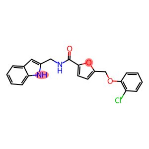 5-[(2-chlorophenoxy)methyl]-N-(1H-indol-2-ylmethyl)-2-furamide