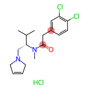 3,4-Dichloro-N-[(1S)-1-[(2,5-dihydro-1H-pyrrol-1-yl)methyl]-2-methylpropyl]-N-methylbenzeneacetamide monohydrochloride