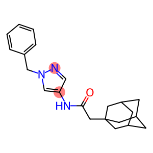 2-(1-adamantyl)-N-(1-benzyl-1H-pyrazol-4-yl)acetamide