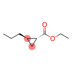Cyclopropanecarboxylic acid, 2-propyl-, ethyl ester, (1R,2R)- (9CI)