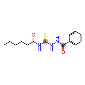 N-[(2-benzoylhydrazino)carbothioyl]hexanamide