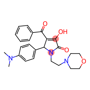 4-benzoyl-5-[4-(dimethylamino)phenyl]-3-hydroxy-1-(2-morpholin-4-ylethyl)-1,5-dihydro-2H-pyrrol-2-one