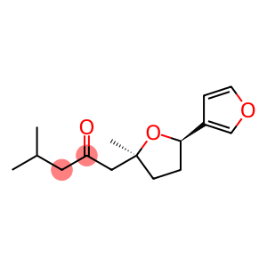 (+)-1-[(2S,5R)-5-(3-Furyl)-2-methyl-2,3,4,5-tetrahydrofuran-2-yl]-4-methyl-2-pentanone