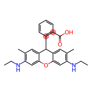 Benzoic acid, 2-[3,6-bis(ethylamino)-2,7-dimethyl-9 H -xanthen-9-yl]- (9CI, ACI)