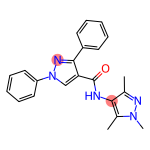 1,3-diphenyl-N-(1,3,5-trimethyl-1H-pyrazol-4-yl)-1H-pyrazole-4-carboxamide