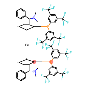 (SP,S′P)-1,1′-双{双[3,5-双(三氟甲基)苯基]膦基}-2,2′-双[(R)-α-(二甲氨基)苯甲基]二茂铁