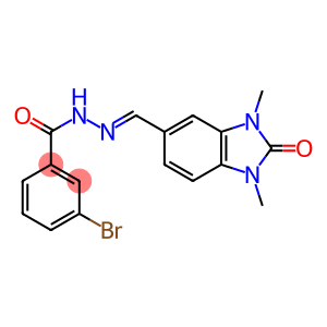 3-bromo-N'-[(1,3-dimethyl-2-oxo-2,3-dihydro-1H-benzimidazol-5-yl)methylene]benzohydrazide