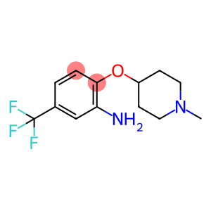 Benzenamine, 2-[(1-methyl-4-piperidinyl)oxy]-5-(trifluoromethyl)-