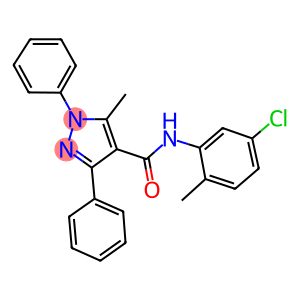 N-(5-chloro-2-methylphenyl)-5-methyl-1,3-diphenyl-1H-pyrazole-4-carboxamide