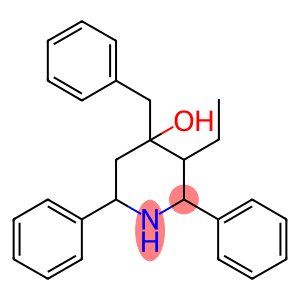 4-benzyl-3-ethyl-2,6-diphenyl-4-piperidinol