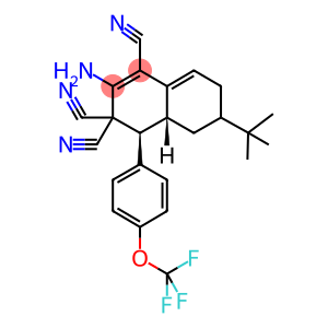 2-amino-6-tert-butyl-4-[4-(trifluoromethoxy)phenyl]-4a,5,6,7-tetrahydro-1,3,3(4H)-naphthalenetricarbonitrile