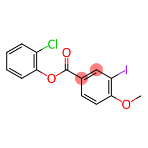 2-chlorophenyl 3-iodo-4-methoxybenzoate