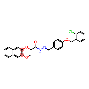 N'-{4-[(2-chlorobenzyl)oxy]benzylidene}-2,3-dihydronaphtho[2,3-b][1,4]dioxine-2-carbohydrazide