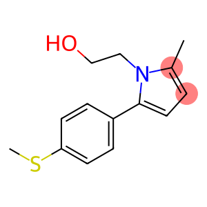 1H-Pyrrole-1-ethanol, 2-methyl-5-[4-(methylthio)phenyl]-