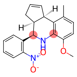 4-{2-nitrophenyl}-6-methoxy-9-methyl-3a,4,5,9b-tetrahydro-3H-cyclopenta[c]quinoline