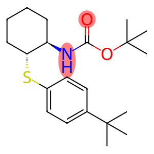 Carbamic acid, [(1R,2R)-2-[[4-(1,1-dimethylethyl)phenyl]thio]cyclohexyl]-, 1,1-dimethylethyl ester, rel- (9CI)