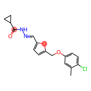 N'-({5-[(4-chloro-3-methylphenoxy)methyl]-2-furyl}methylene)cyclopropanecarbohydrazide