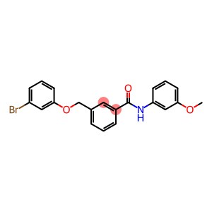 3-[(3-bromophenoxy)methyl]-N-(3-methoxyphenyl)benzamide