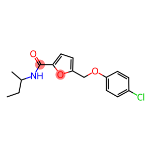 N-(sec-butyl)-5-[(4-chlorophenoxy)methyl]-2-furamide