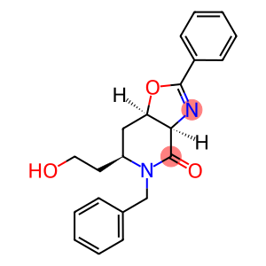 5-benzyl-6-(2-hydroxyethyl)-2-phenyl-5,6,7,7a-tetrahydro[1,3]oxazolo[4,5-c]pyridin-4(3aH)-one