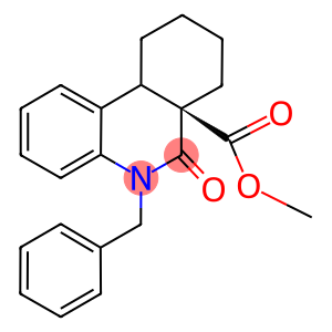 methyl 5-benzyl-6-oxo-5,7,8,9,10,10a-hexahydro-6a(6H)-phenanthridinecarboxylate